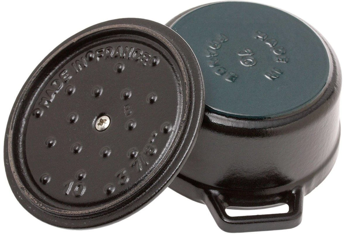 Staub Mini Casserole-cocotte 10 Cm, 0,25 L Black 3 Staub Mini Casserole-cocotte 10 Cm, 0,25 L Black - Billede 3