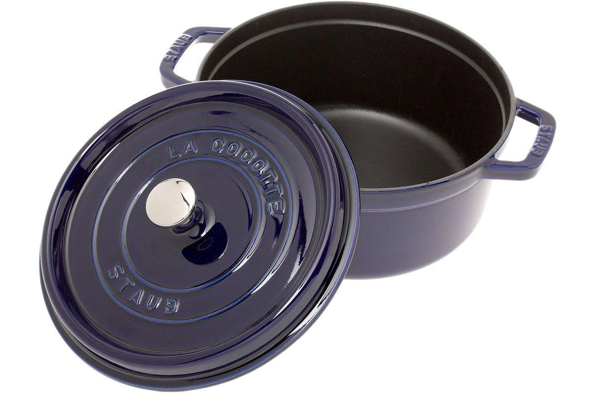 Staub Casserole-cocotte 24 Cm, 3,8 L Blue 2 Staub Casserole-cocotte 24 Cm, 3,8 L Blue - Billede 2