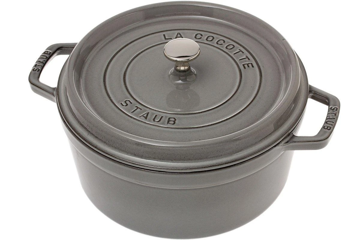 Staub Casserole-cocotte 26 Cm, 5,2 L Grey 1 Staub Casserole-cocotte 26 Cm, 5,2 L Grey