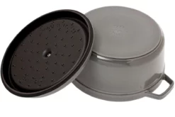 Staub Casserole-cocotte 26 Cm, 5,2 L Grey 5 Staub Casserole-cocotte 26 Cm, 5,2 L Grey -Friluftslageret Butik SB1102618 03 staub sb1102618 03