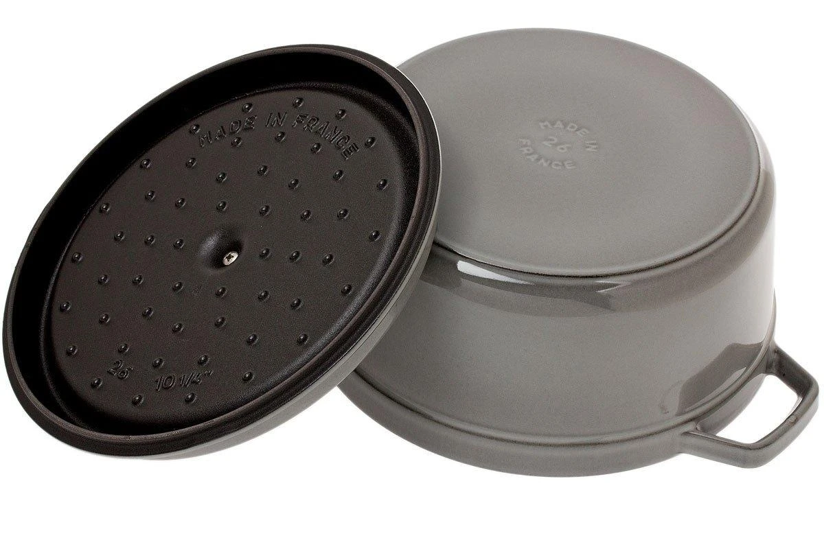 Staub Casserole-cocotte 26 Cm, 5,2 L Grey 3 Staub Casserole-cocotte 26 Cm, 5,2 L Grey - Billede 3