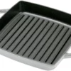 Staub Grill Pan 23 Cm Rectangular, Grey