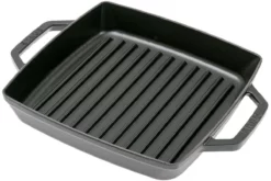 Staub Grill Pan 23 Cm Rectangular, Black