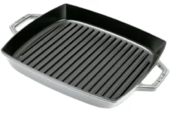 Staub Grill Pan 33 Cm Rectangular, Grey