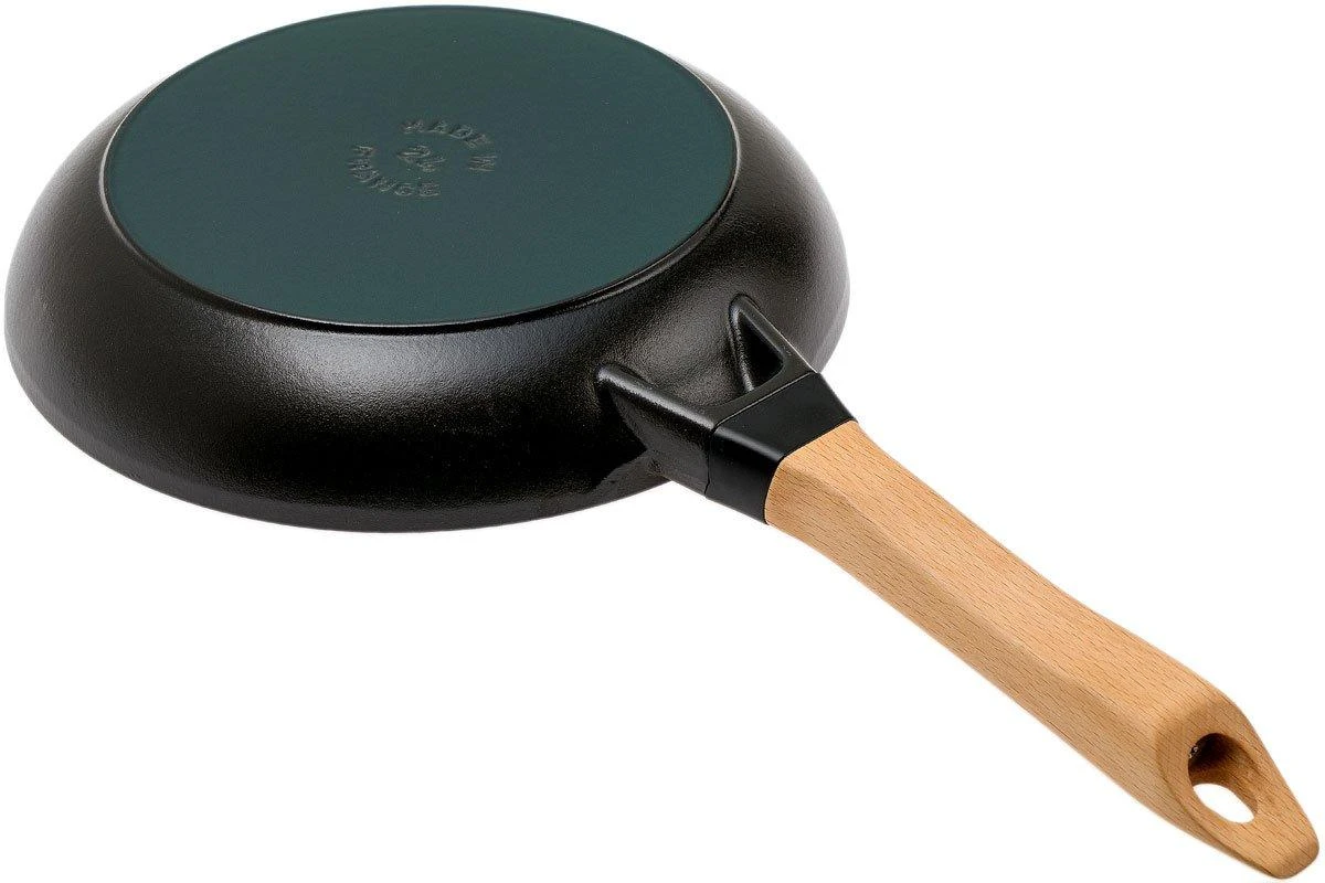 Staub Frying Pan With Wooden Handle 24 Cm, Black 2 Staub Frying Pan With Wooden Handle 24 Cm, Black - Billede 2
