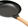 Staub Frying Pan With Wooden Handle 26 Cm, Black