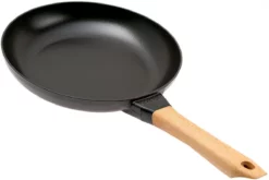 Staub Frying Pan With Wooden Handle 26 Cm, Black