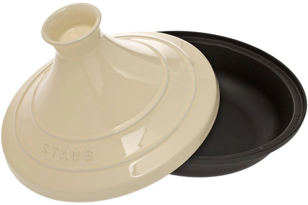 Staub Tagine 28 Cm White 2 Staub Tagine 28 Cm White - Billede 2
