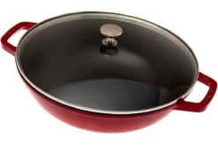 Staub Wok Pan, 30 Cm, 4,4 L Red