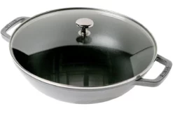 Staub Wok Pan, 30 Cm, 4,4 L Grey