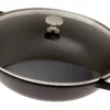 Staub Wok Pan, 30 Cm, 4,4 L Black