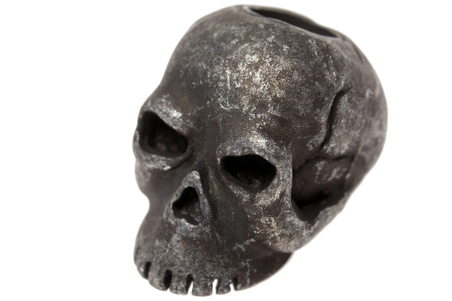 Schmuckatelli Classic Skull Bead Black Oxidized 1 Schmuckatelli Classic Skull Bead Black Oxidized