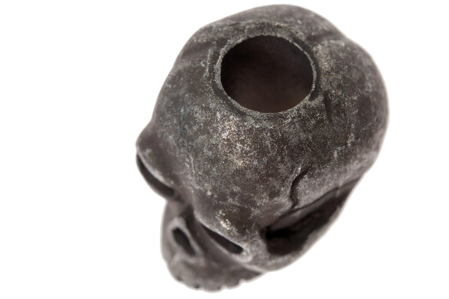 Schmuckatelli Classic Skull Bead Black Oxidized 2 Schmuckatelli Classic Skull Bead Black Oxidized - Billede 2