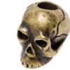 Schmuckatelli Classic Skull Bead Black Roman Brass Oxidized