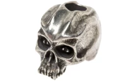 Schmuckatelli Cyber Skull Bead Pewter