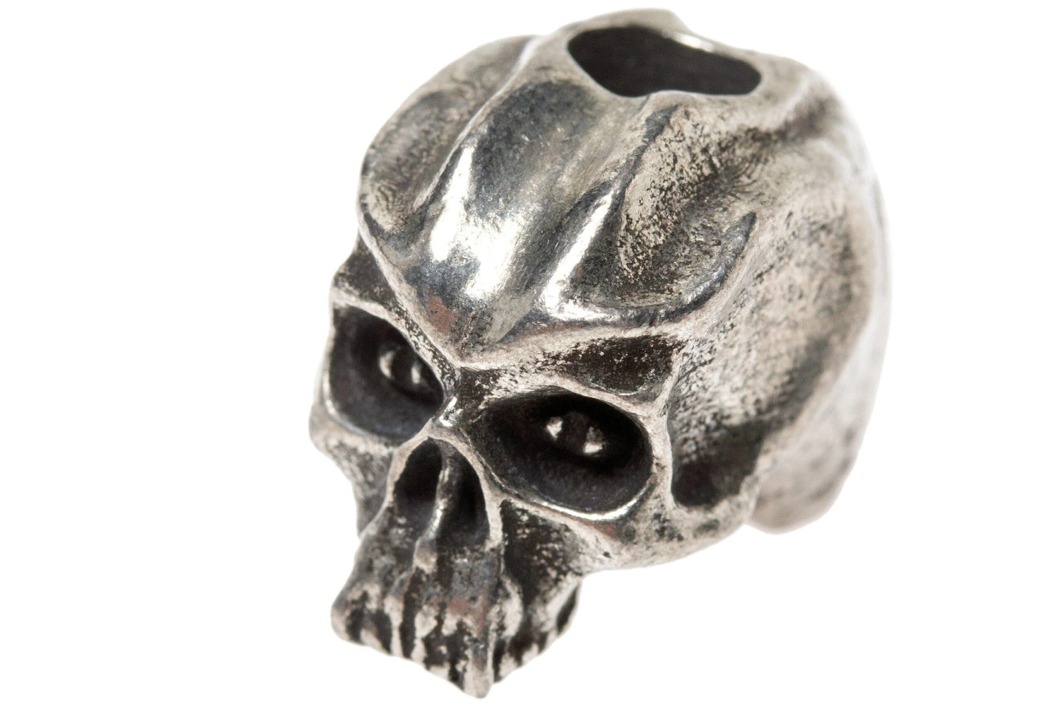 Schmuckatelli Cyber Skull Bead Pewter 1 Schmuckatelli Cyber Skull Bead Pewter