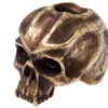 Schmuckatelli Cyber Skull Bead Roman Brass Oxidized