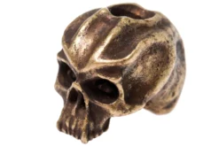 Schmuckatelli Cyber Skull Bead Roman Brass Oxidized