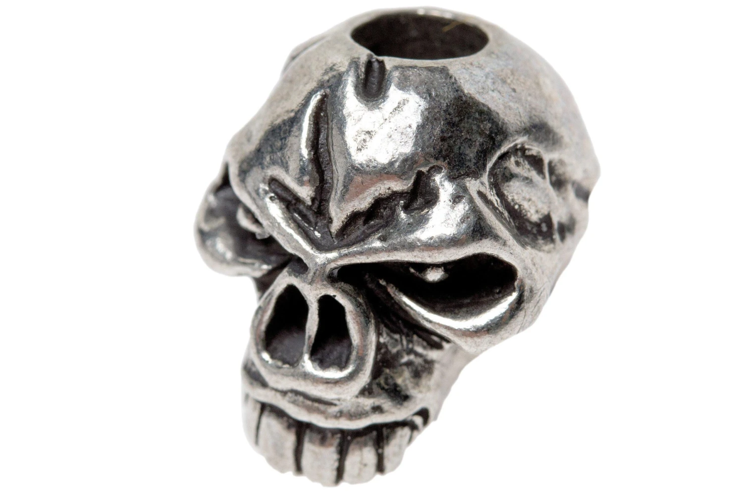 Schmuckatelli Emerson Skull Bead Pewter 1 Schmuckatelli Emerson Skull Bead Pewter