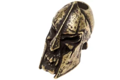 Schmuckatelli Spartan Skull Bead Roman Brass Oxidized