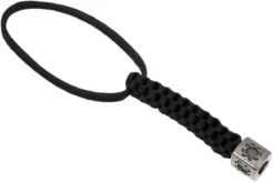 Spyderco Square Bead Pewter With Lanyard