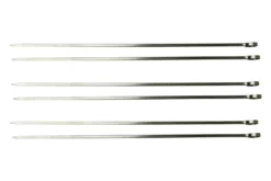 Tramontina Churrasco 26499-003, Six Stainless Steel BBQ Skewers, 30 Cm