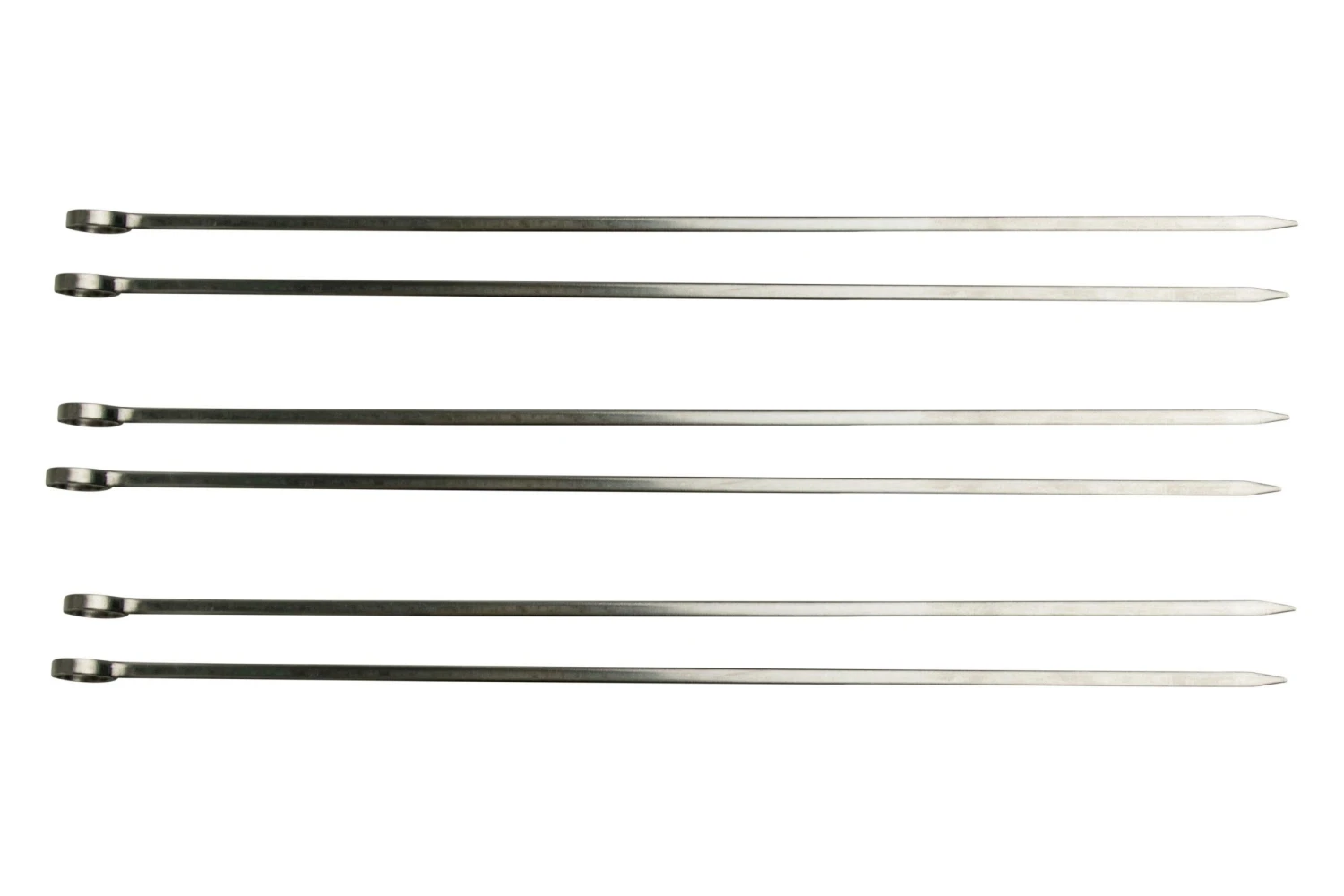 Tramontina Churrasco 26499-003, Six Stainless Steel BBQ Skewers, 30 Cm 2 Tramontina Churrasco 26499-003, Six Stainless Steel BBQ Skewers, 30 Cm - Billede 2