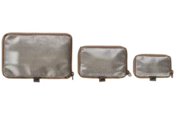 Tasmanian Tiger Mesh Pouch VL Set 7222-346, Brown, Set Of 3 Organizers