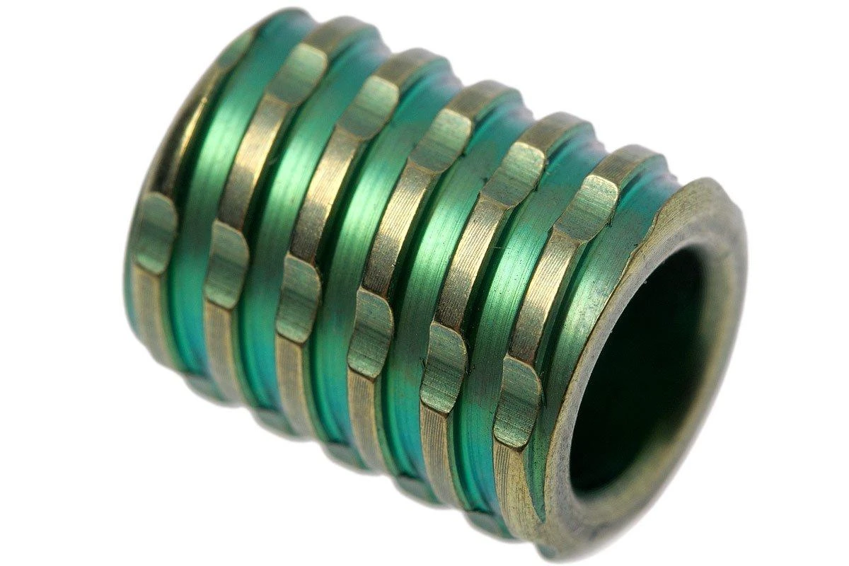 WE Knife Titanium Paracord Bead A-02A, Green 1 WE Knife Titanium Paracord Bead A-02A, Green