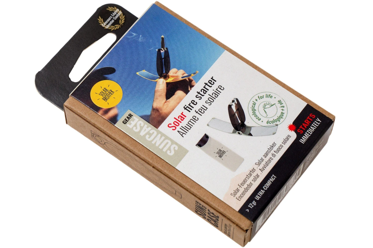 Solar Brother Suncase V2 Solar Firestarter, White 3 Solar Brother Suncase V2 Solar Firestarter, White - Billede 3