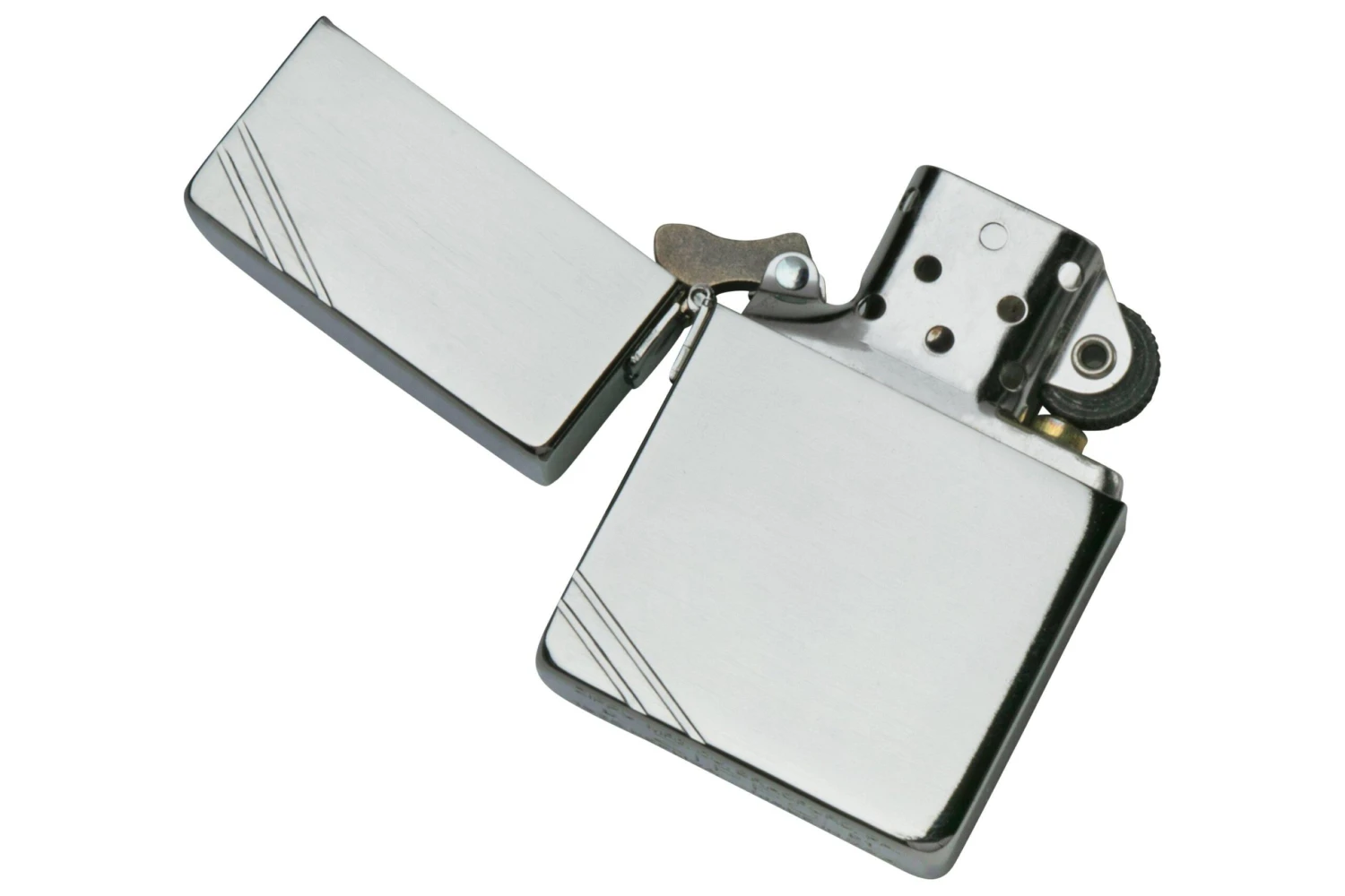 Zippo 1935 Replica With Slashes 60001577 Silver, Lighter 3 Zippo 1935 Replica With Slashes 60001577 Silver, Lighter - Billede 3