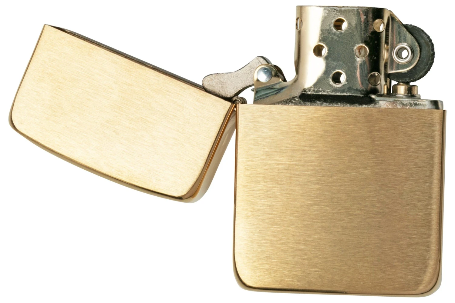 Zippo 1941 Replica Brass Brush 60001170 Gold, Lighter 3 Zippo 1941 Replica Brass Brush 60001170 Gold, Lighter - Billede 3