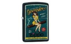 Zippo Cigar Girl Design Matte Black 218-076647, Lighter