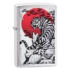 Zippo Asian Tiger Design Brushed Chrome 29889-000002, Lighter