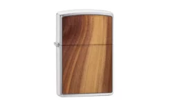 Zippo Woodchuck Cedar Emblem Brushed Chrome 29900-000002, Lighter