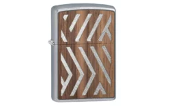 Zippo Woodchuck Walnut Emblem Herringbone Sweep 29902-000002, Lighter