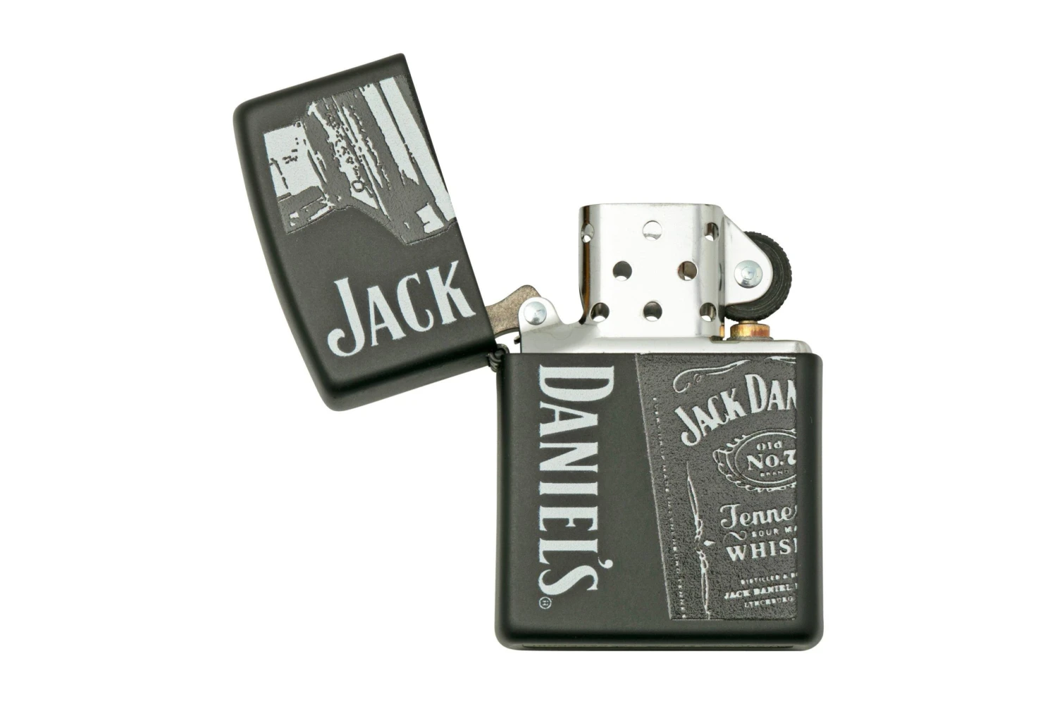 Zippo Jack Daniel's Black And White 48483-000002, Lighter 2 Zippo Jack Daniel's Black And White 48483-000002, Lighter - Billede 2