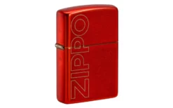 Zippo Logo Design Metallic Red 61010-000002, Lighter