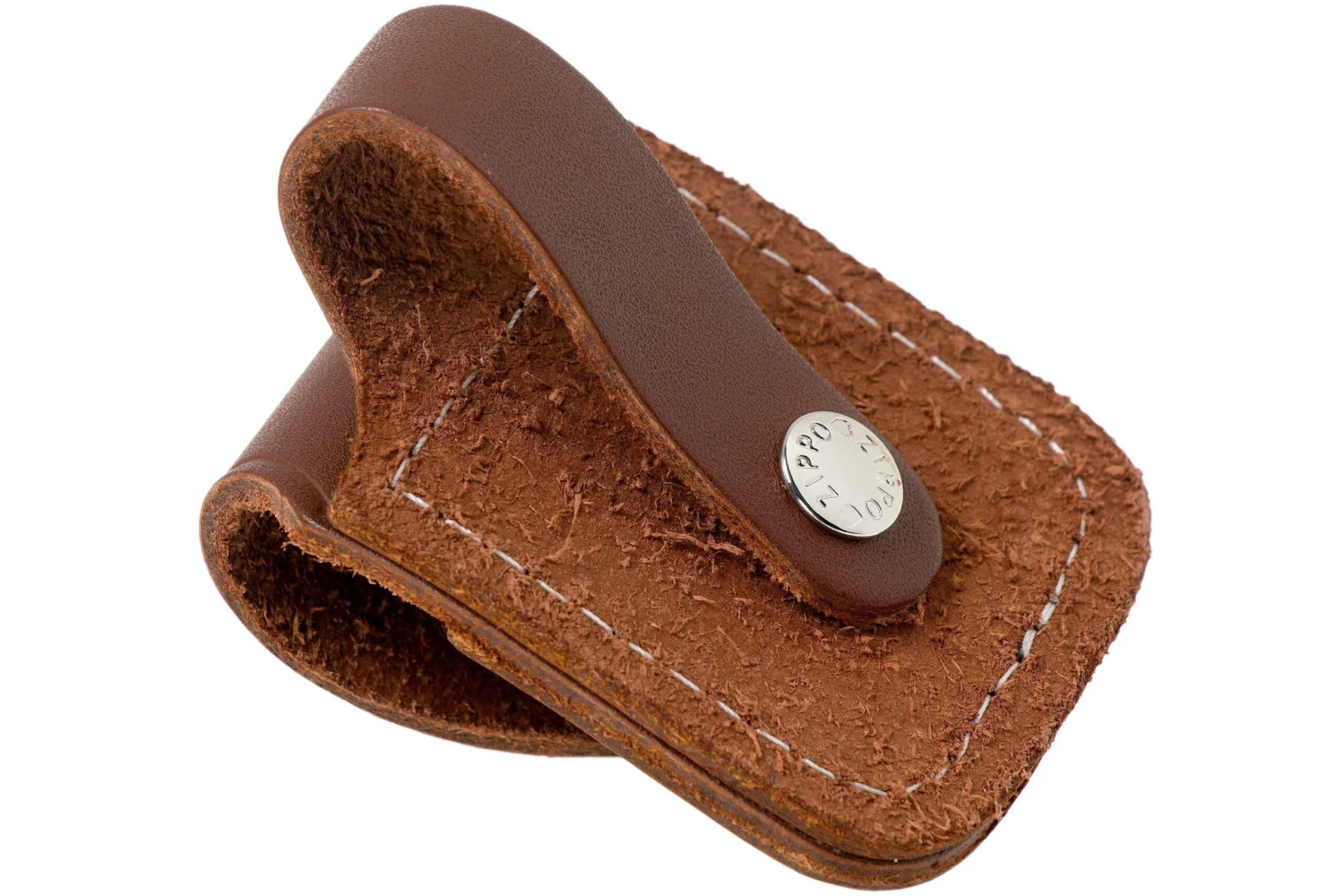 Zippo Lighter Pouch With Loop LPLB-000001, Brown 2 Zippo Lighter Pouch With Loop LPLB-000001, Brown - Billede 2